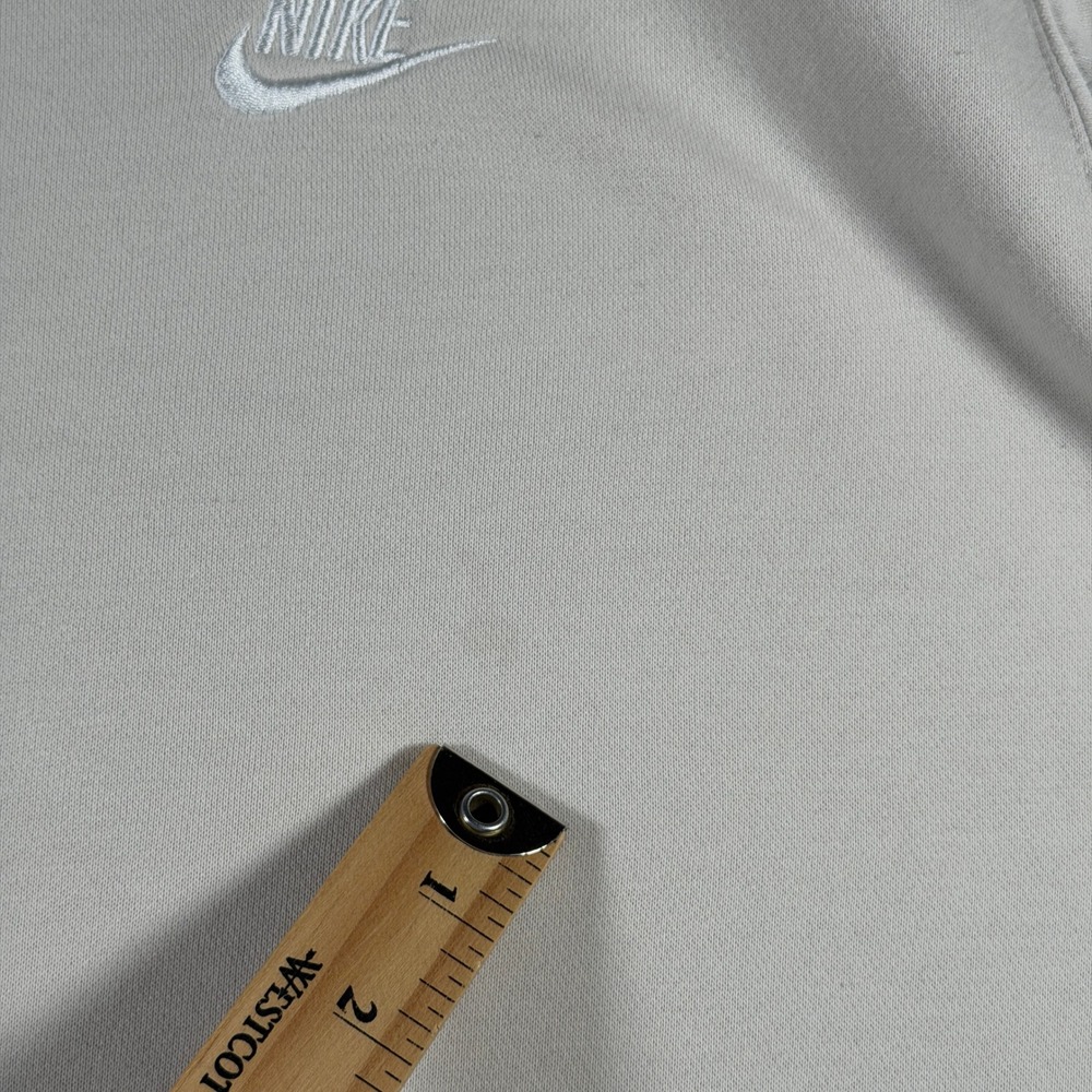 Nike Sportswear Club Fleece Crewneck Sweatshirt Beige BV2662-072 Mens Large - Picture 10 of 15
